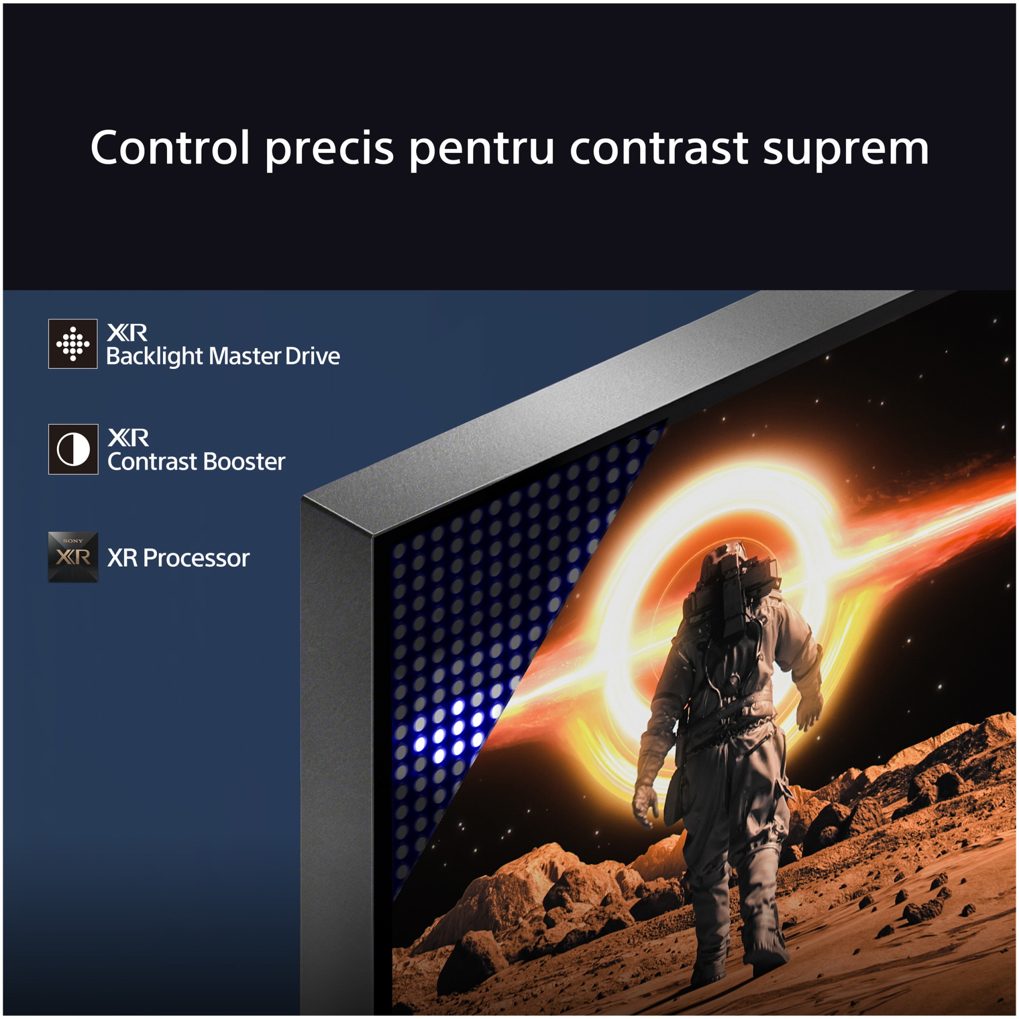 Televizor Sony BRAVIA 9 QLED XR l Mini LED 75XR90, 189 cm, Smart Google TV, 4K Ultra HD, 100 Hz, Clasa D