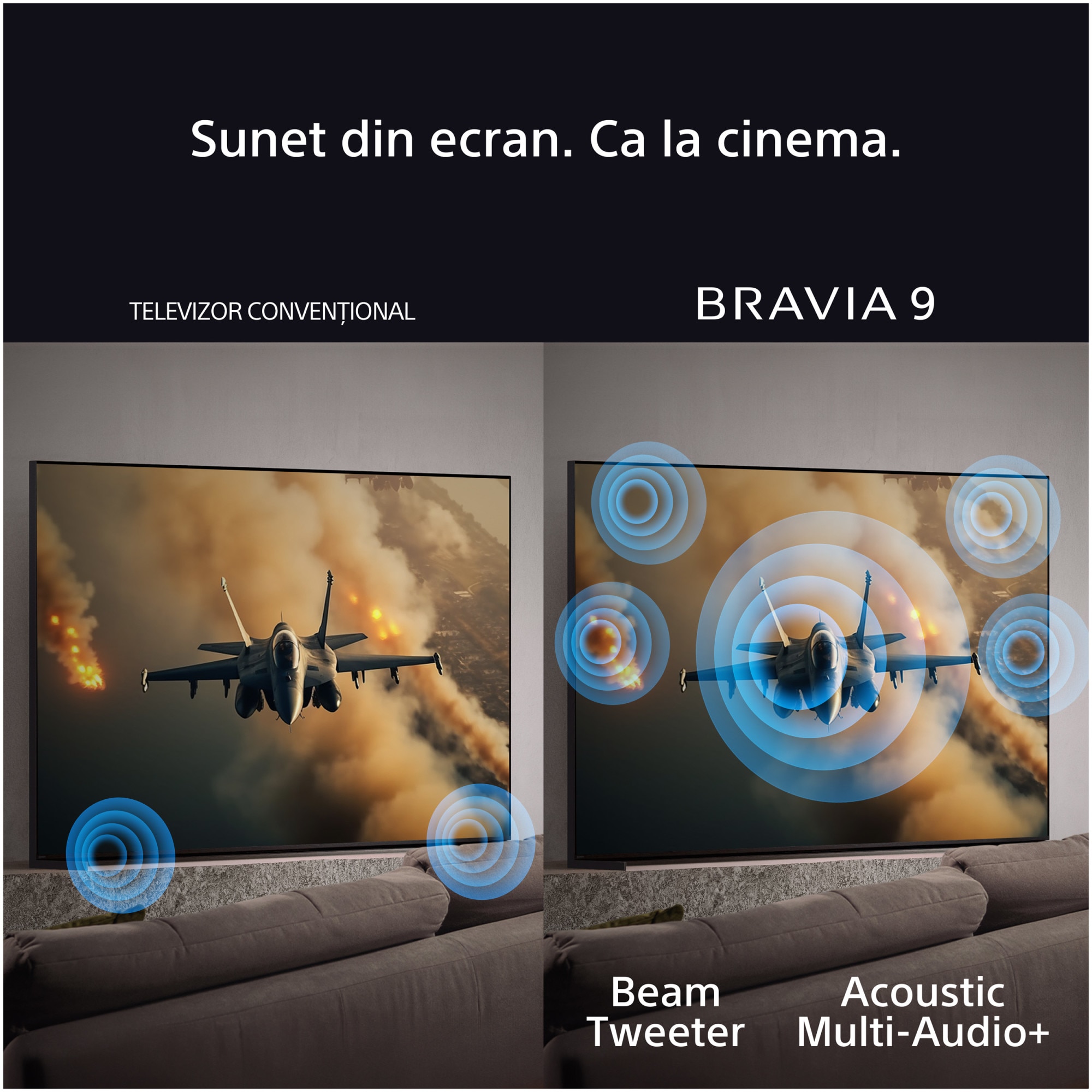 Televizor Sony BRAVIA 9 QLED XR l Mini LED 75XR90, 189 cm, Smart Google TV, 4K Ultra HD, 100 Hz, Clasa D