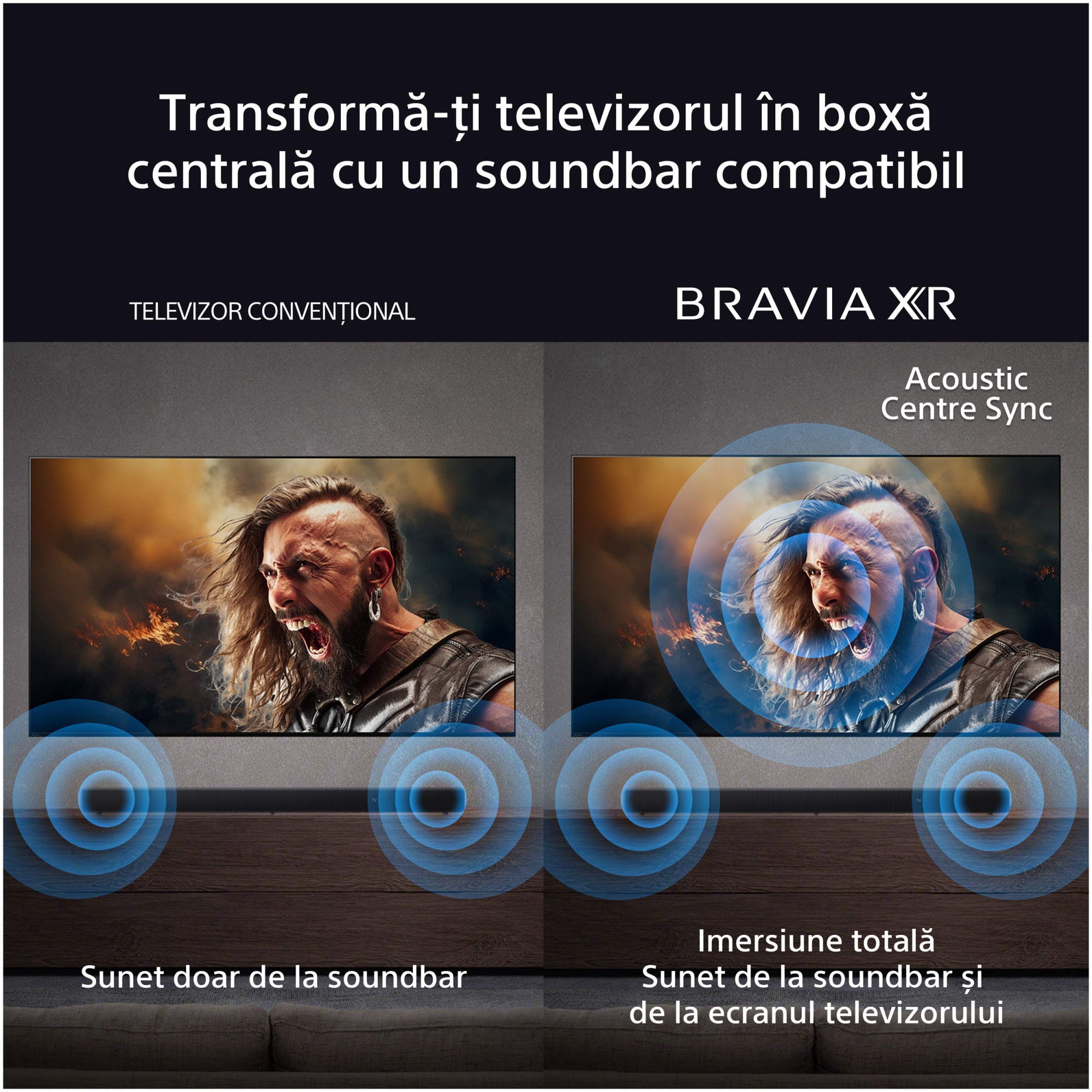 Televizor Sony BRAVIA 9 QLED XR l Mini LED 75XR90, 189 cm, Smart Google TV, 4K Ultra HD, 100 Hz, Clasa D