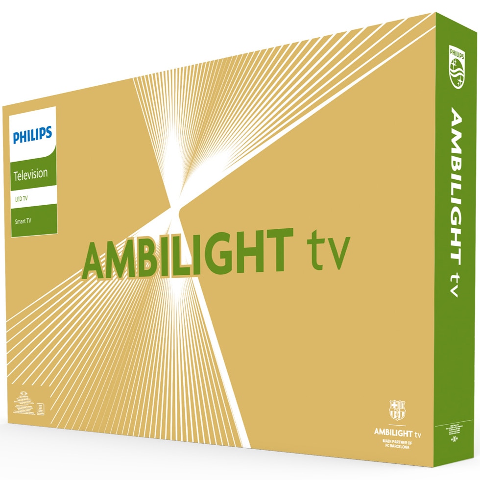 Televizor Philips AMBILIGHT tv QLED 65PUS8209, 164 cm, Smart TV, 4K Ultra HD, Clasa E (Model 2024)