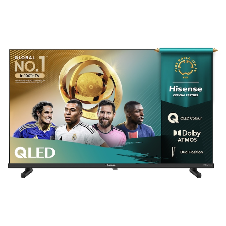 Televizor Hisense 32A5Q 32inch 80cm QLED FullHD VidaaOS 60Hz Dolby Atmos Negru