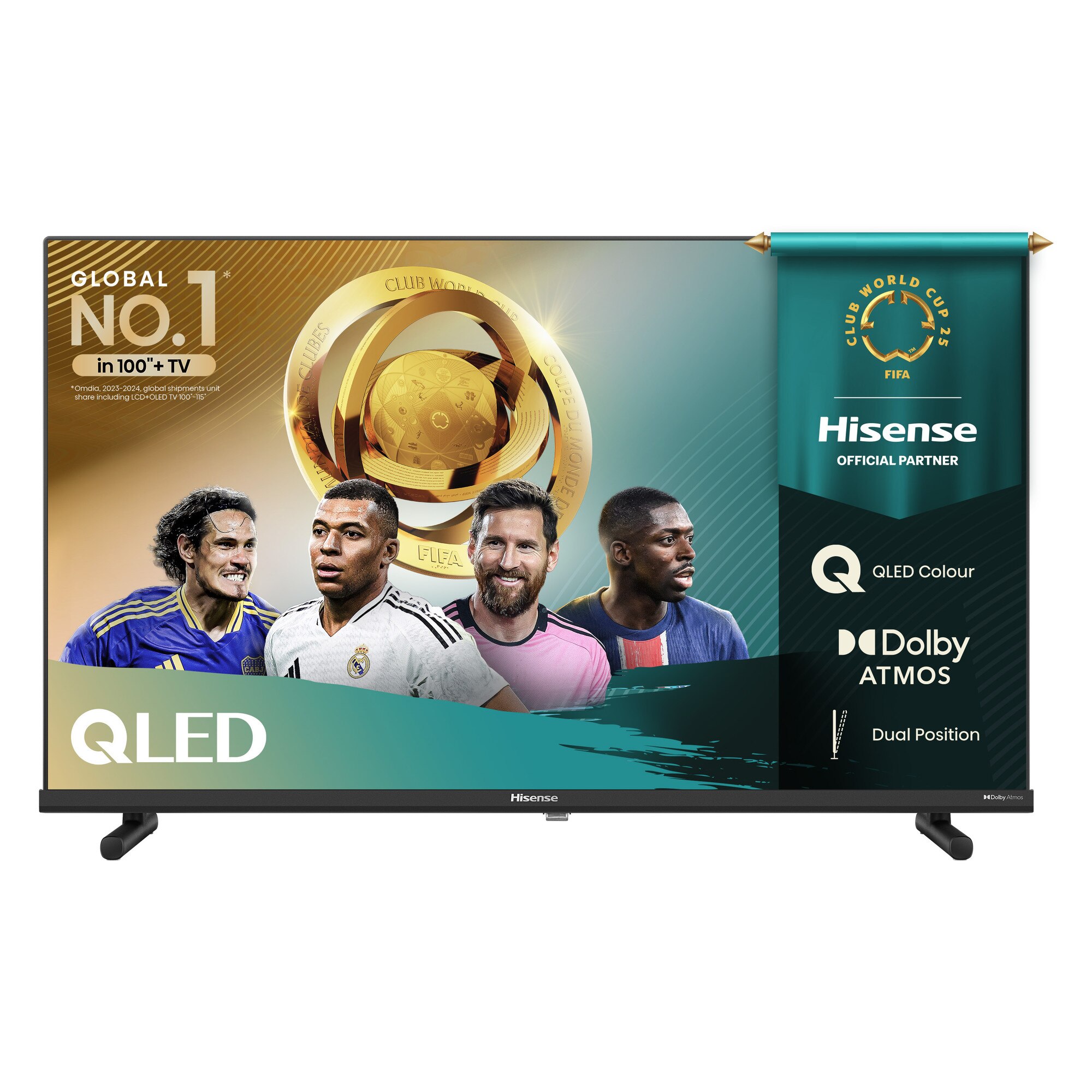 Televizor Hisense 32A5Q 32inch 80cm QLED FullHD VidaaOS 60Hz Dolby Atmos Negru