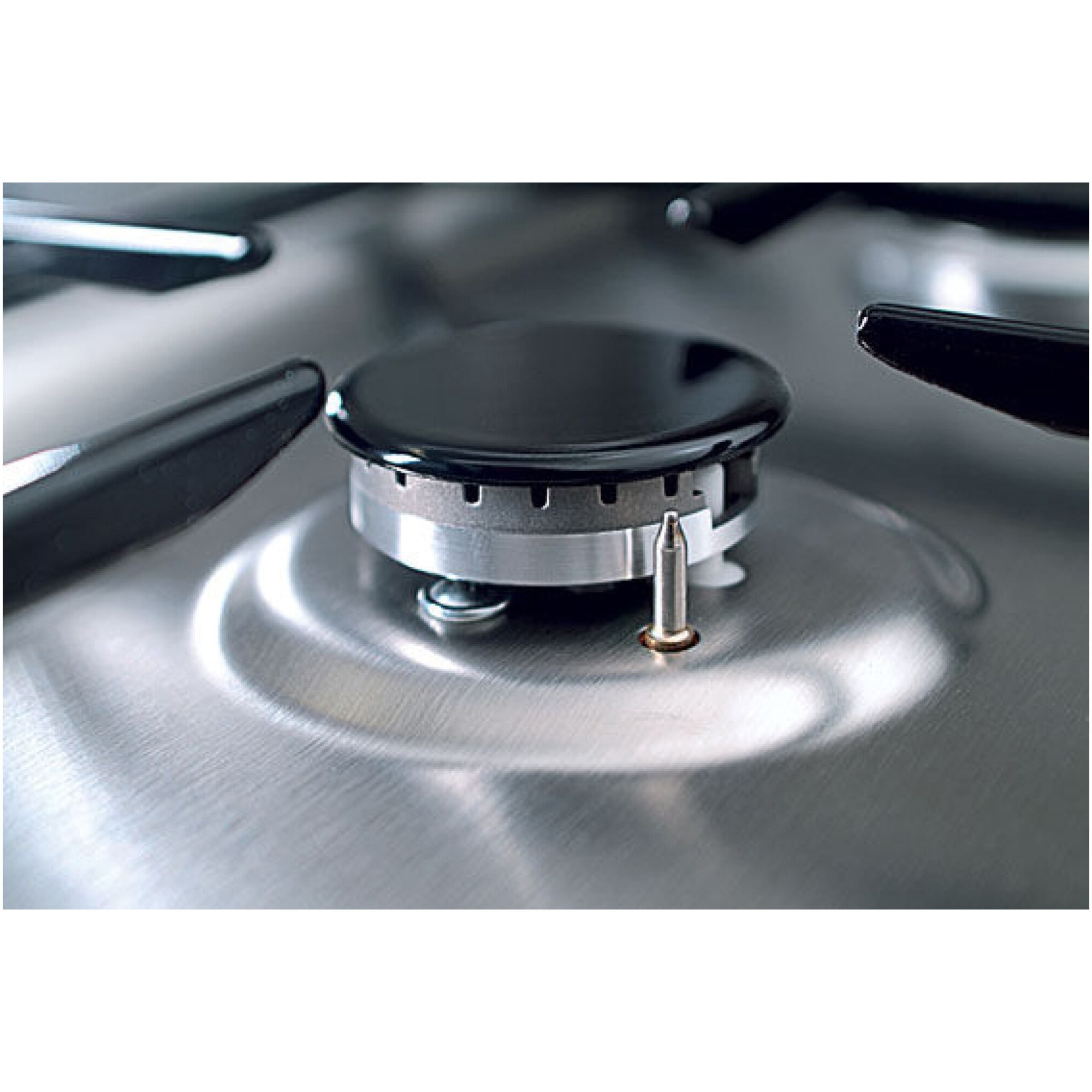 Aragaz Hansa FCMX68209, Mixt, 3 arzatoare/ 1 zona de gatire, Grill, Rotisor, Timer, Clasa A, 60 cm, Inox