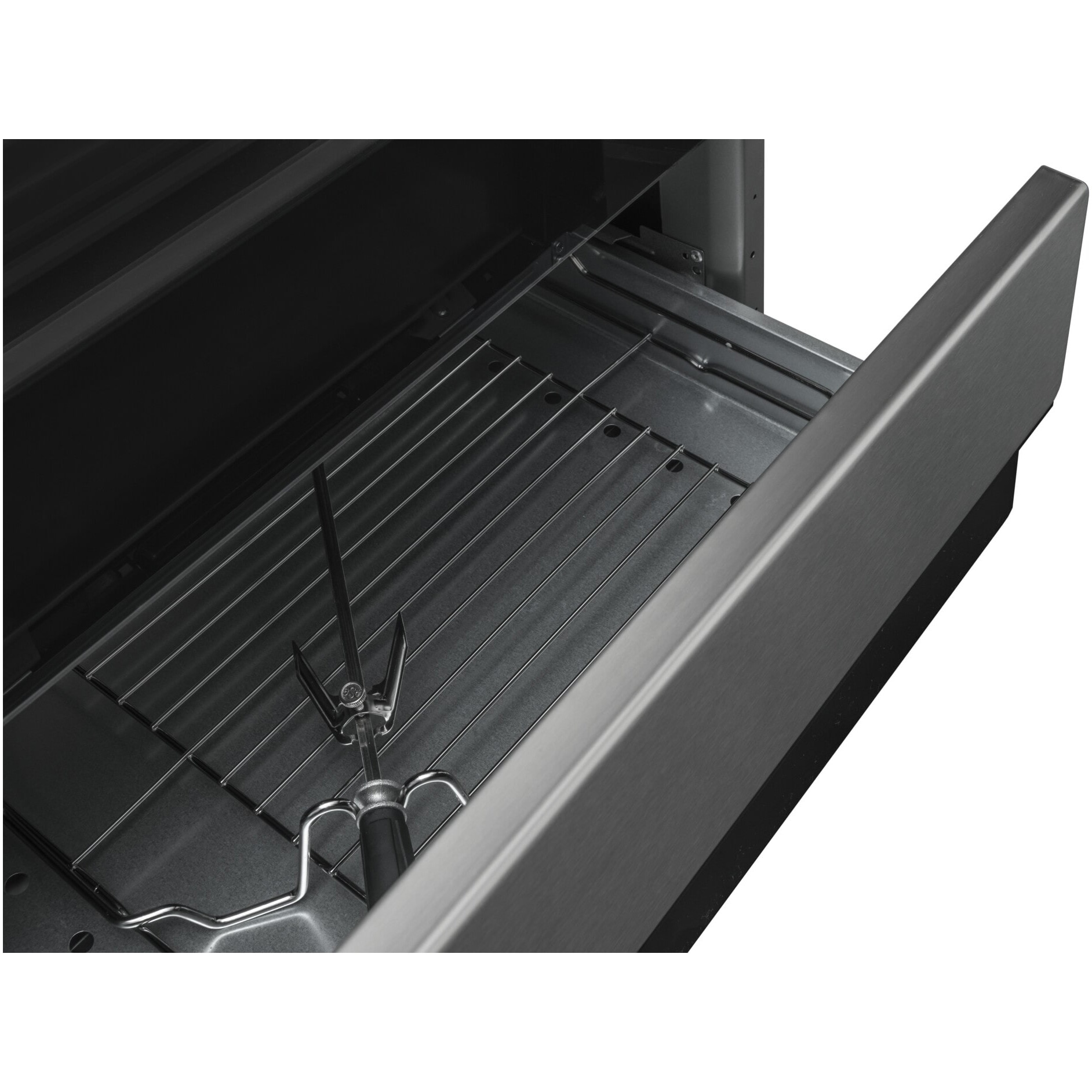Aragaz Hansa FCMX68209, Mixt, 3 arzatoare/ 1 zona de gatire, Grill, Rotisor, Timer, Clasa A, 60 cm, Inox