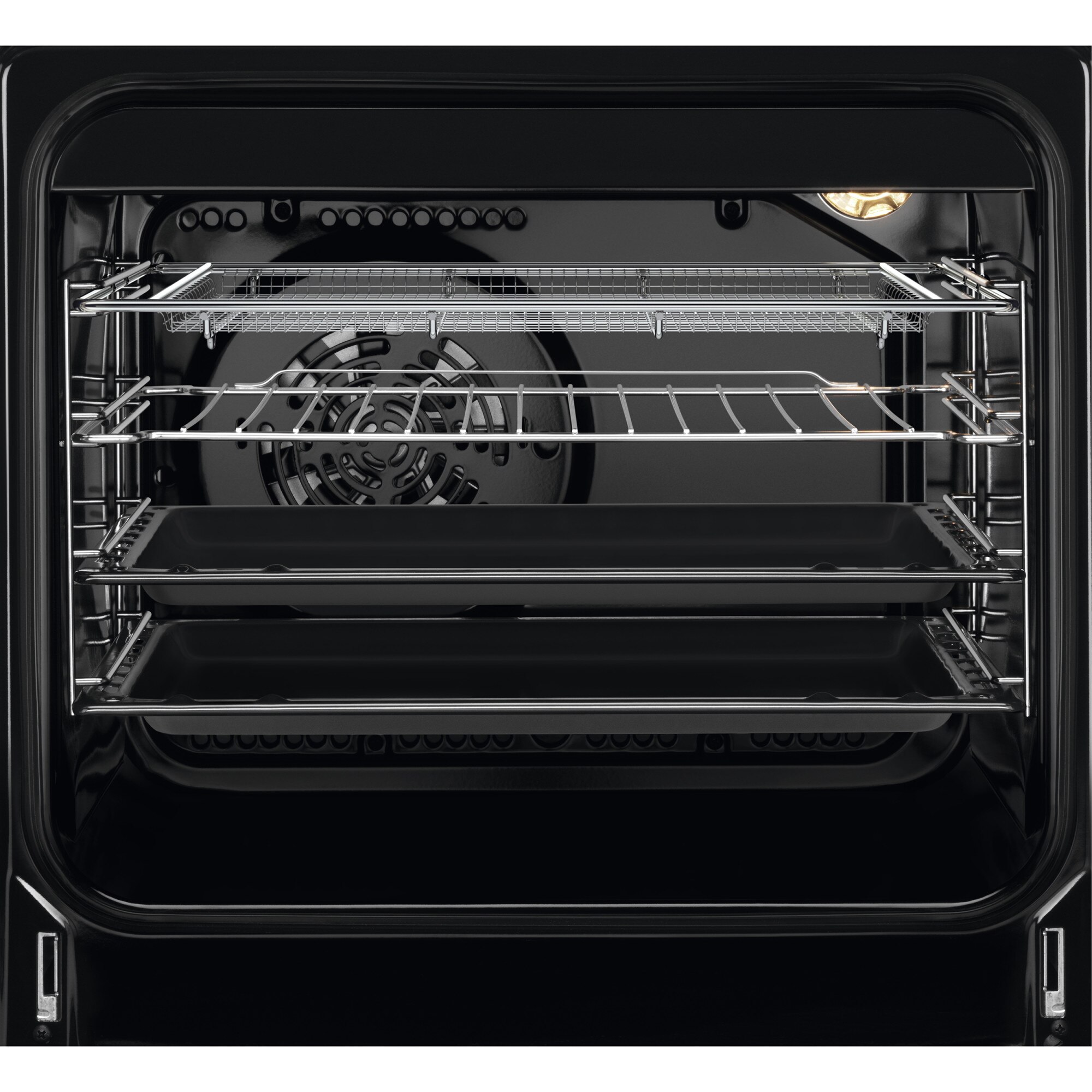 Aragaz AEG CCB56471BW, Plita vitroceramica, 4 zone de gatit, Grill, SteamBake, AirFry, Clasa A, 50 cm, Alb