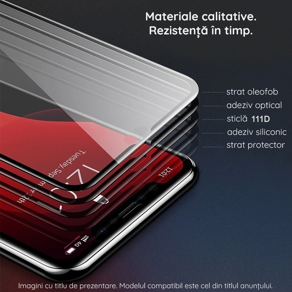 Folie Sticla Securizata pentru Nothing Phone 1, Flippy, Sticla de protectie Compatibila cu Nothing Phone 1, 2.5D, HD, Transparenta