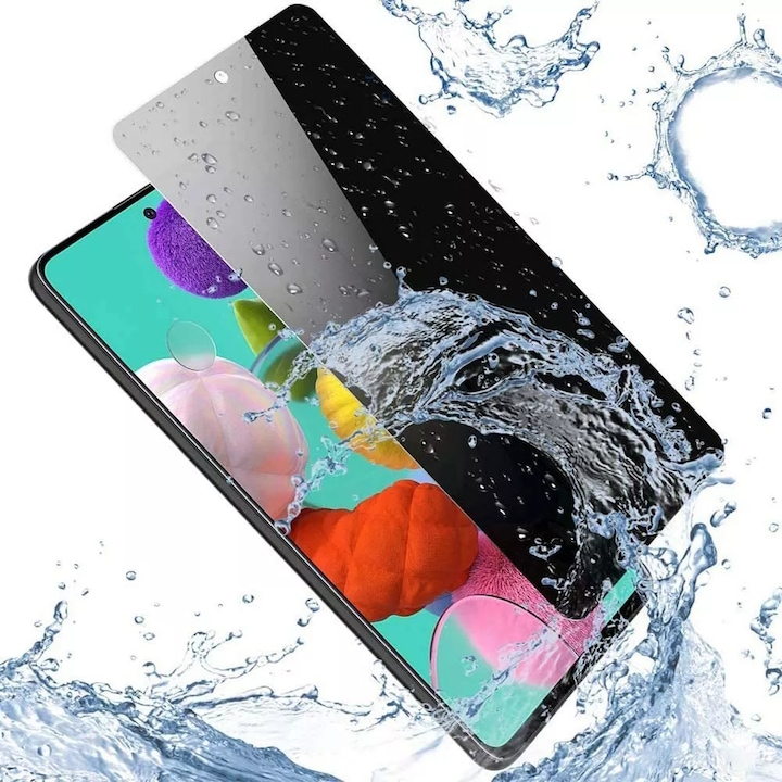 Folie Privacy compatibila cu Samsung Galaxy S24 FE 5G, Calitate Premium