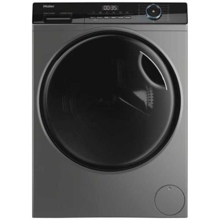 Masina de spalat rufe cu uscator Haier HWD80-B14939S8-S, motor Direct Motion, clasa A, 8/5 kg, 1400 rpm, ABT, Refresh, antracit