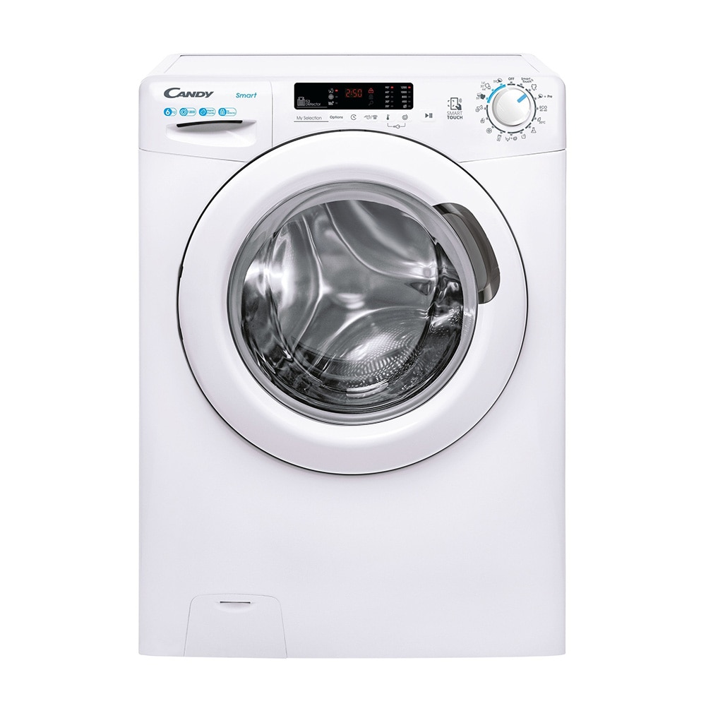 Masina de spalat rufe Candy CS4 1262DE/1-S, Slim, Conectivitate Simply-Fi, NFC, 6 Kg, 1200 pm, Clasa D, Alba