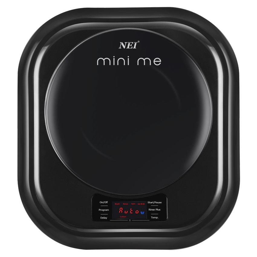 Masina de spalat rufe NEI NWM3-WMB, 2.5 kg, 800 rpm, Clasa B, montare pe perete, neagra