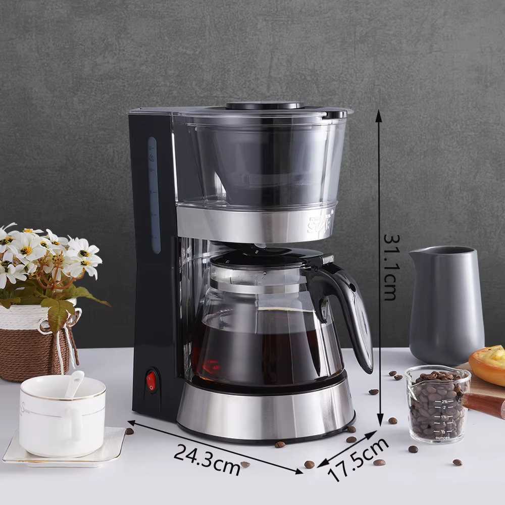 Cafetieră cu picurare, WINNING STAR ST-9712 1.2L, Oțel inoxidabil/Sticlă