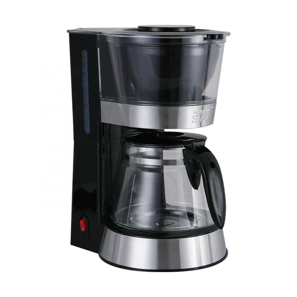 Cafetieră cu picurare, WINNING STAR ST-9712 1.2L, Oțel inoxidabil/Sticlă
