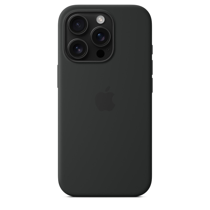 Husa de protectie Apple Silicone Case with MagSafe pentru iPhone 16 Pro - Black