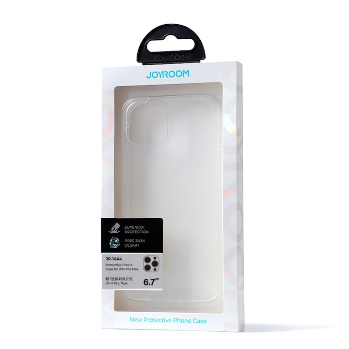 Husa telefon pentru iPhone 14 Pro Max, Joyroom, TPU, Transparent