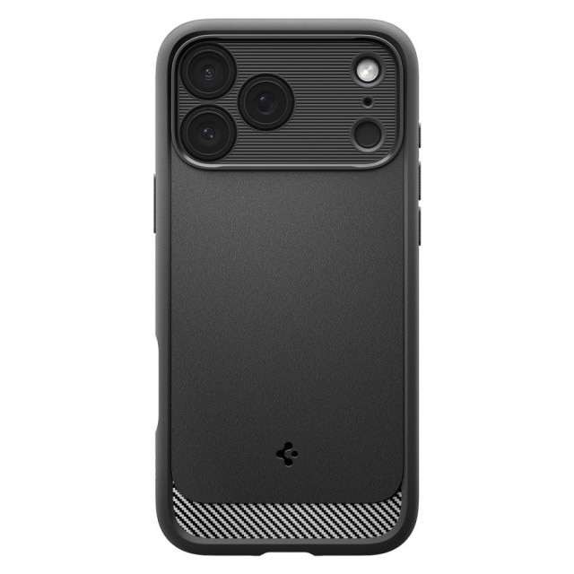 Husa Premium Spigen Rugged Armor, Compatibila Cu iPhone 17 Pro, Functie MagSafe, AntiShock, Negru