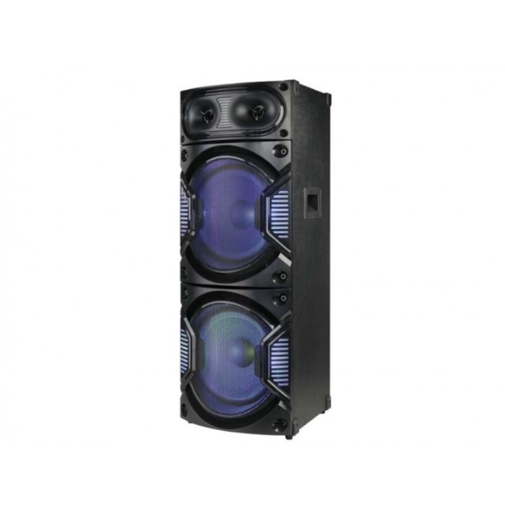 Incinta activa 2x12inch ABS, functii USB, SD, FM, BT, putere 100W, AN-5212A Alien