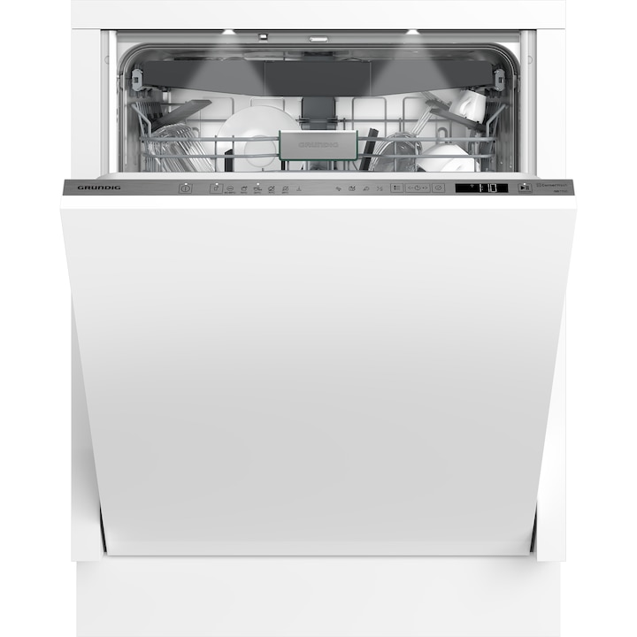Mașină de spălat vase incorporabilă Grundig, 60 cm, 14 seturi, inox