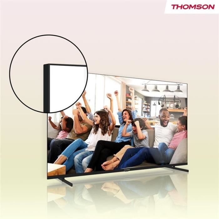 Televizor Smart 43" Thomson UHD 4K, LED HDR, 2 difuzoare, negru
