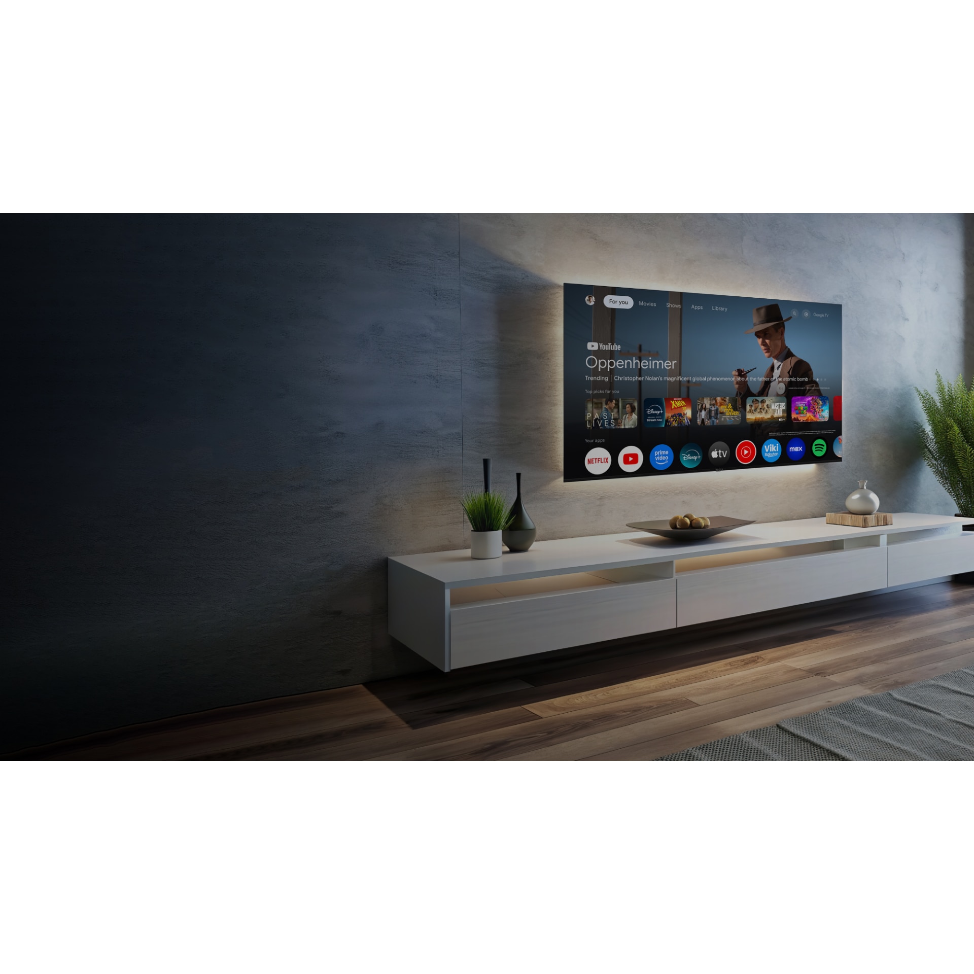 Televizor Tesla LED 55E655BUS, 139 cm, Smart Google TV, 4K Ultra HD, Clasa E