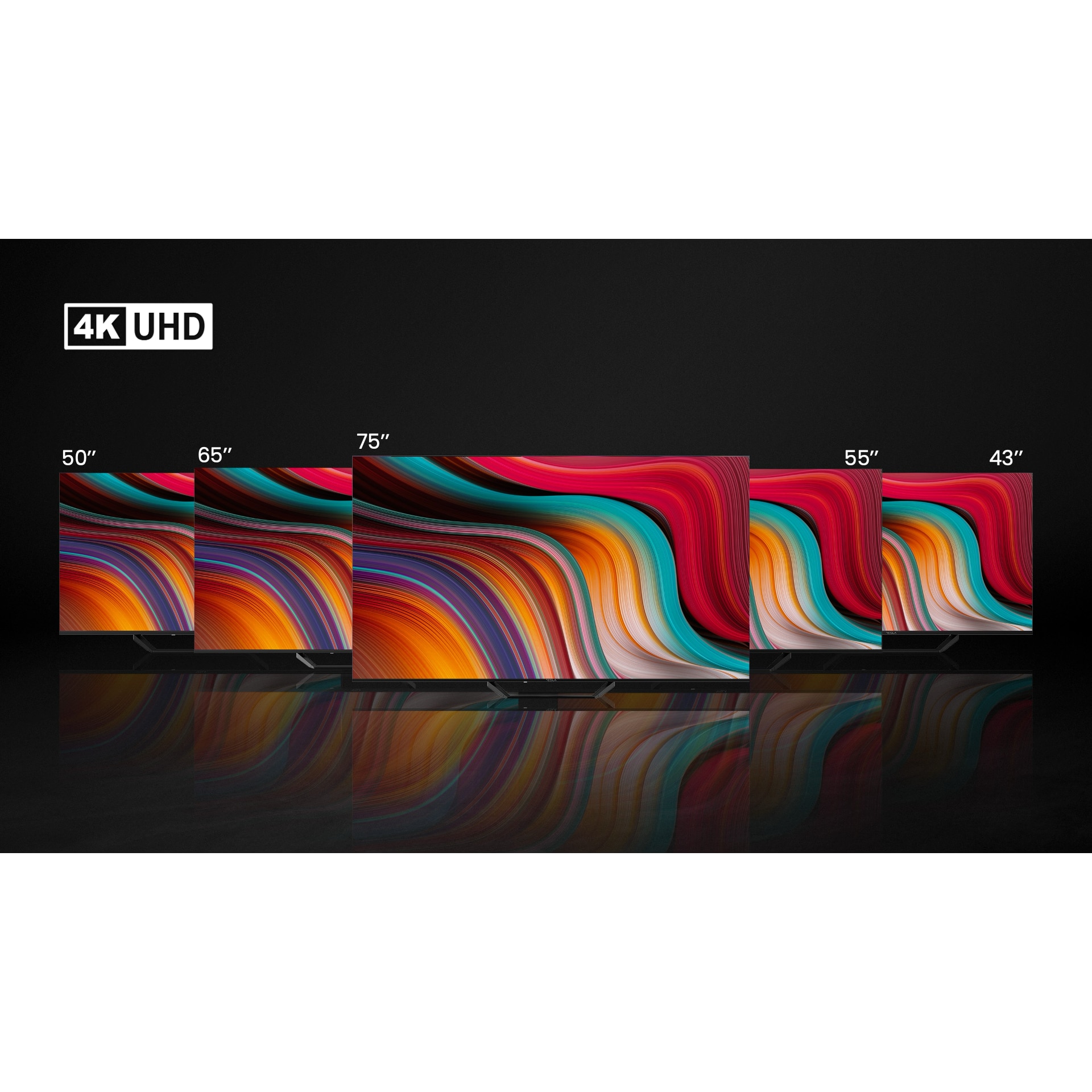 Televizor Tesla LED 55E655BUS, 139 cm, Smart Google TV, 4K Ultra HD, Clasa E