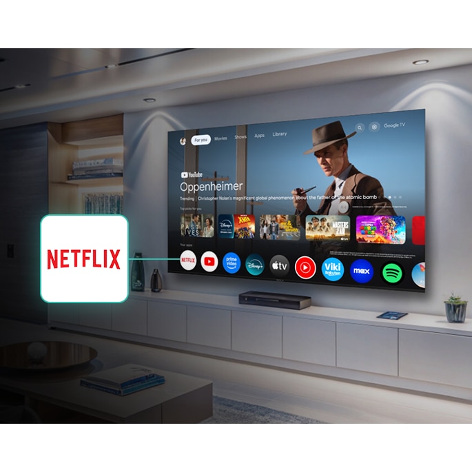 Televizor Tesla LED 55E655BUS, 139 cm, Smart Google TV, 4K Ultra HD, Clasa E