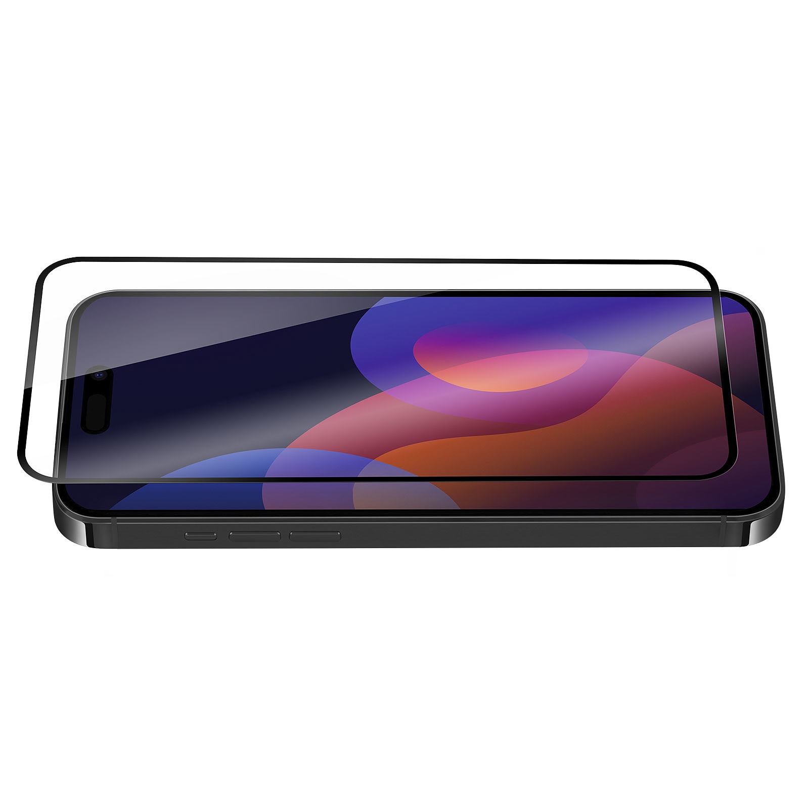Folie de Protectie Full Glue 5D din Sticla compatibila cu iPhone 15 Pro