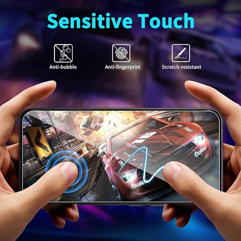 Set folie sticla securizata compatibile cu Xiaomi 15T 15T Pro, transparent negru, 0.33mm, 9H, 2+2 piese