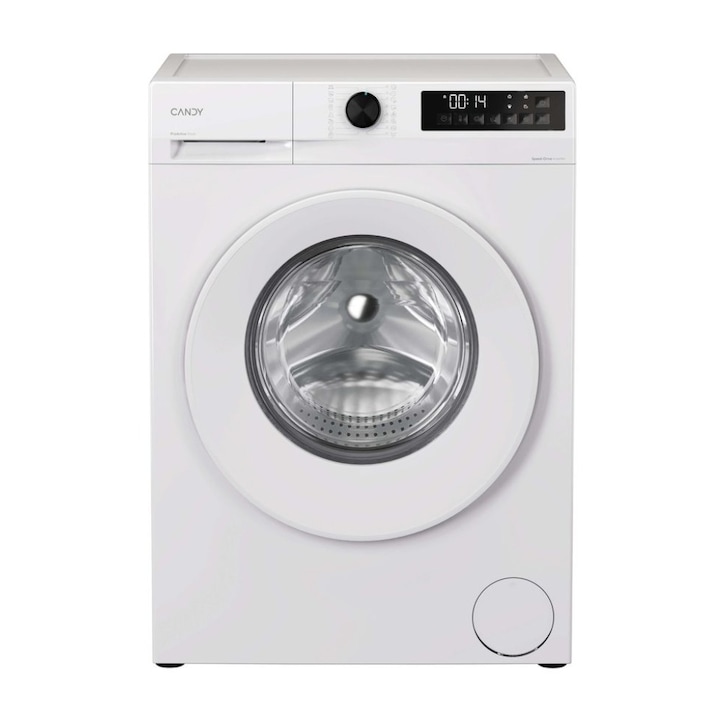 Masina de spalat rufe Candy GD 4108-S, Inverter BPM, Abur, Easy Iron, ProActive Wash, Smart Spray, AI Silent Motion, Clean Shield, 10 kg, 1400 rpm, Clasa A, Alba