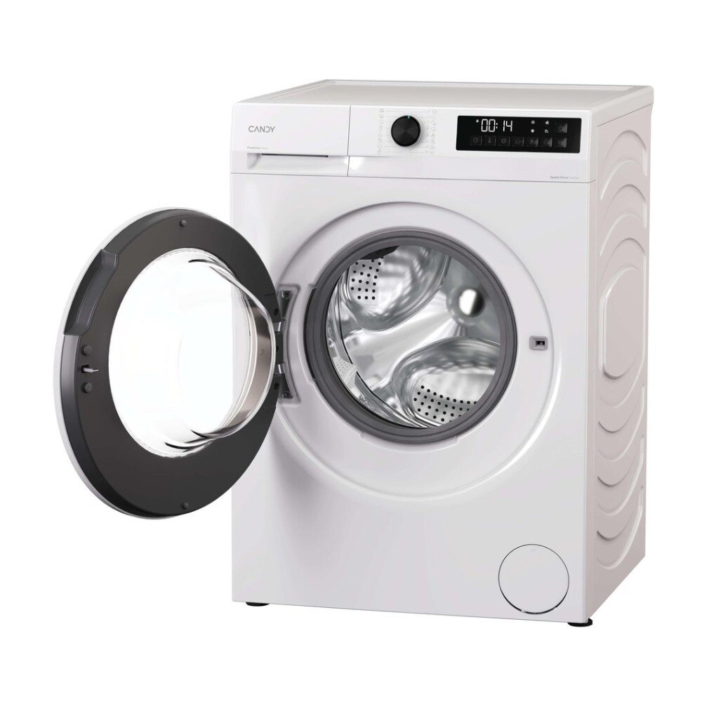 Masina de spalat rufe Candy GD 4108-S, Inverter BPM, Abur, Easy Iron, ProActive Wash, Smart Spray, AI Silent Motion, Clean Shield, 10 kg, 1400 rpm, Clasa A, Alba