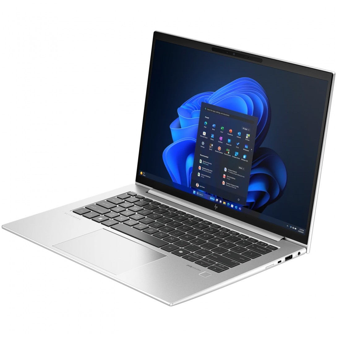 Laptop HP EliteBook 840 G11 cu procesor Intel® Core™ Ultra 7 165U pana la 4.9GHz, 14'' WUXGA, 32GB DDR5 RAM, 1TB SSD, Intel® Graphics, Windows 11 Pro, Silver