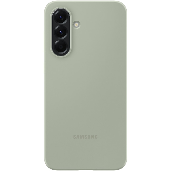 Husa de protectie Samsung Silicone Case pentru Galaxy A56, Sage Green
