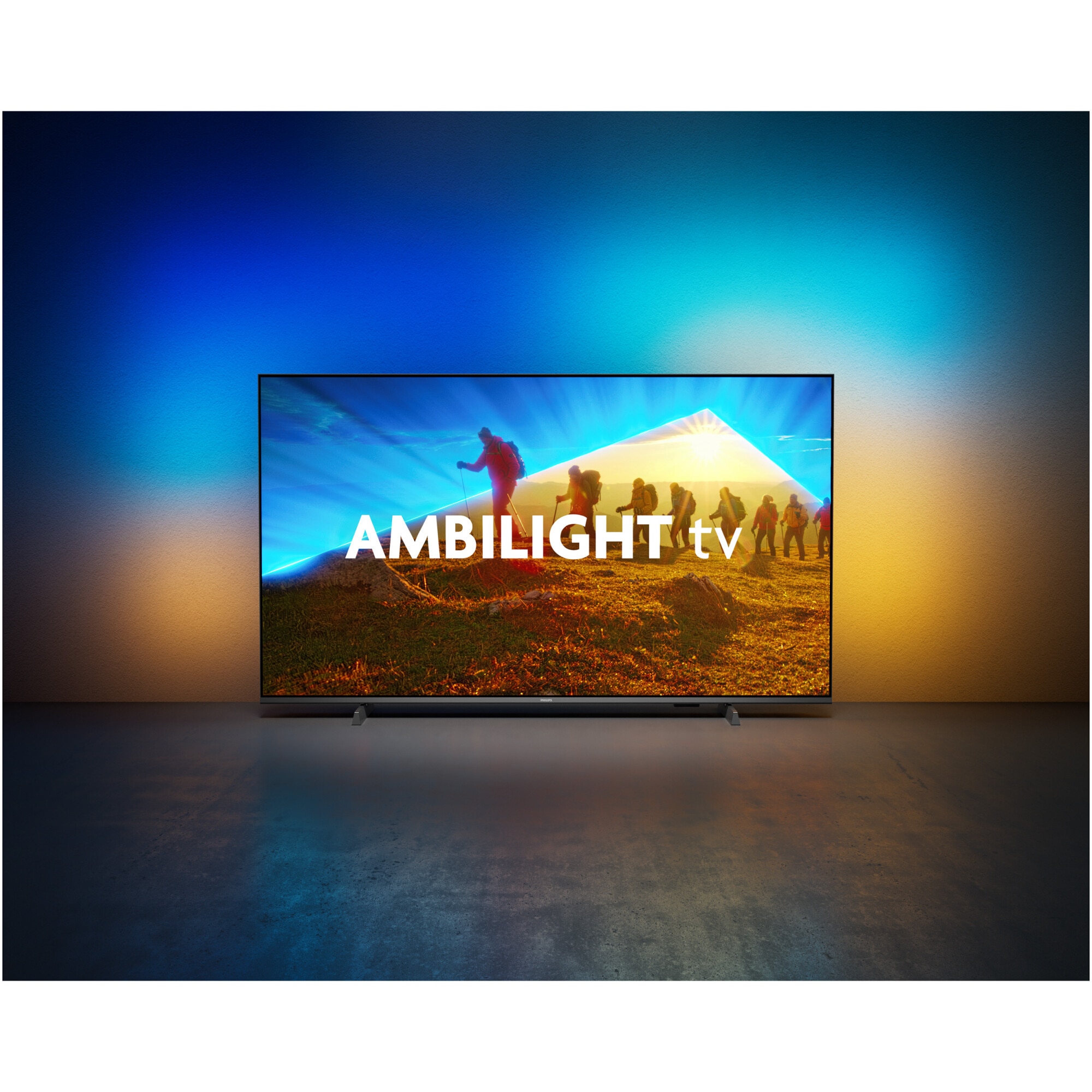 Televizor Philips AMBILIGHT tv LED 65PUS8009, 164 cm, Smart TV, 4K Ultra HD, Clasa F (Model 2024)