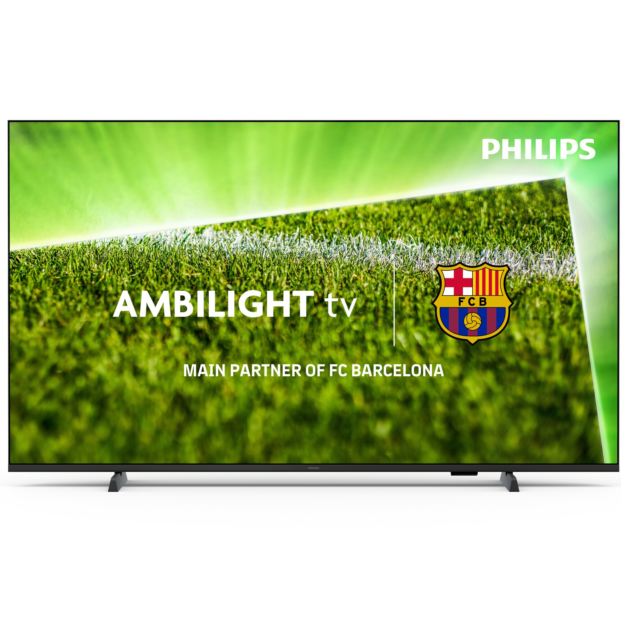 Televizor Philips AMBILIGHT tv LED 65PUS8009, 164 cm, Smart TV, 4K Ultra HD, Clasa F (Model 2024)