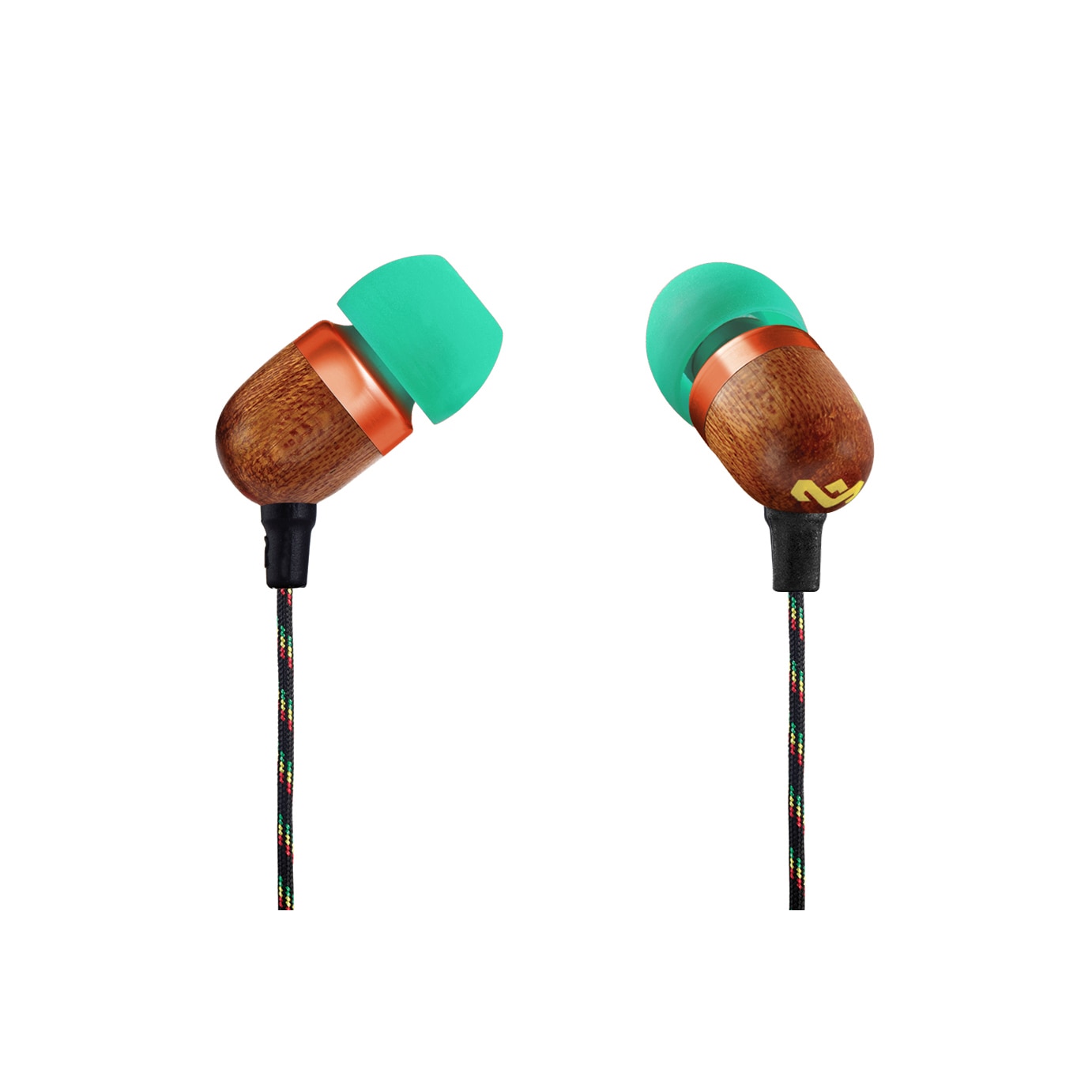 Casti in-ear House of Marley Smile Jamaica EM-JE041, Rasta