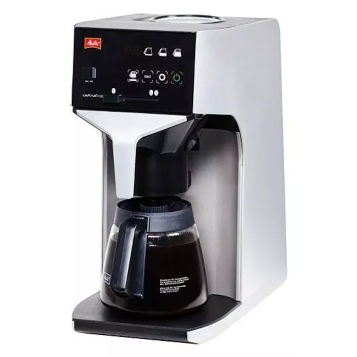 Aparat de cafea cu filtru Melitta Professional XT-180 GWC, racord de apă fix, carafă de sticlă 1, 8l, dimensiuni 230x420x470mm