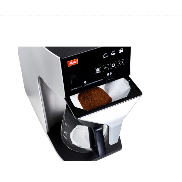 Aparat de cafea cu filtru Melitta Professional XT-180 GWC, racord de apă fix, carafă de sticlă 1, 8l, dimensiuni 230x420x470mm