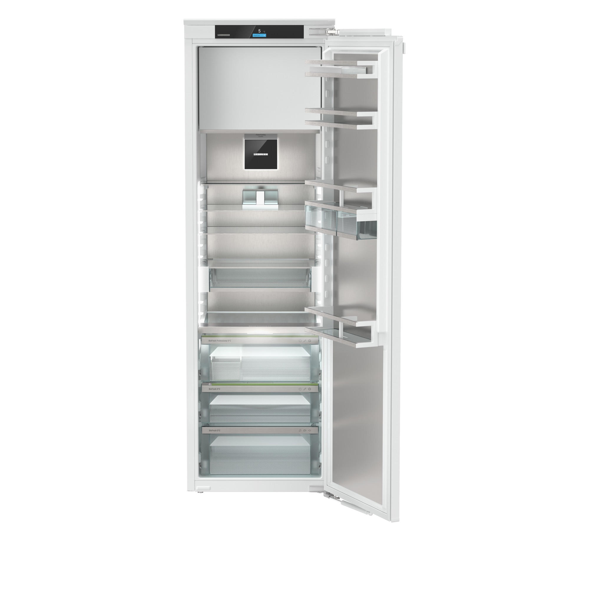 Frigider Incorporabil cu o usa Liebher Liebherr IRBd 5181 Peak, BioFresh, 274 l, Clasa D, H 178 cm, Alb