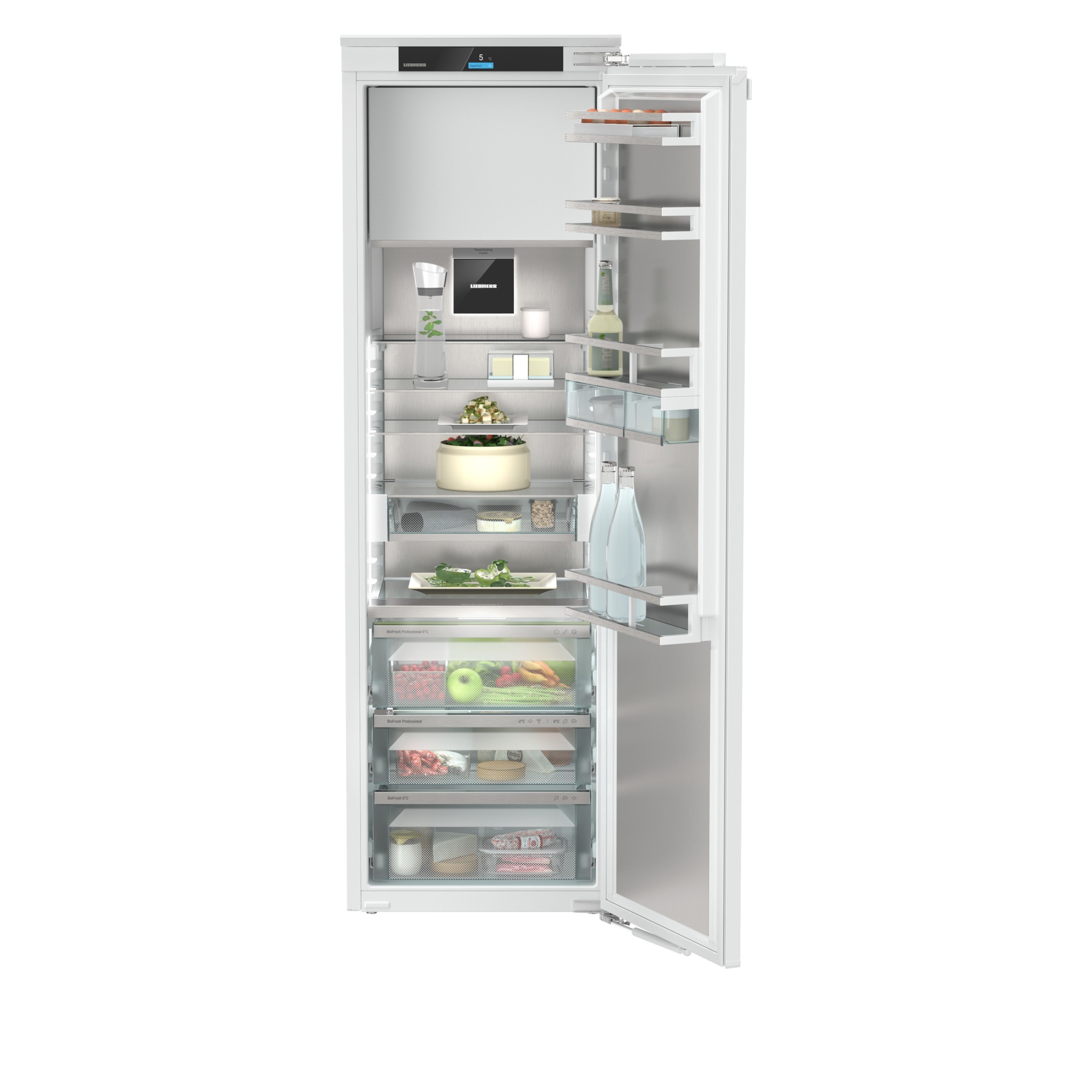 Frigider Incorporabil cu o usa Liebher Liebherr IRBd 5181 Peak, BioFresh, 274 l, Clasa D, H 178 cm, Alb