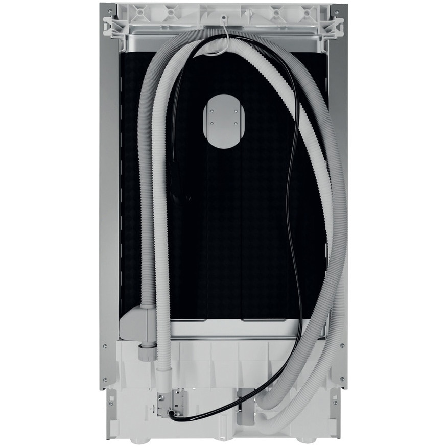 Masina de spalat vase semi-incorporabila Whirlpool WSBC3M17X, 10 seturi, 6 programe, Clasa F, 6th Sense, 45 cm