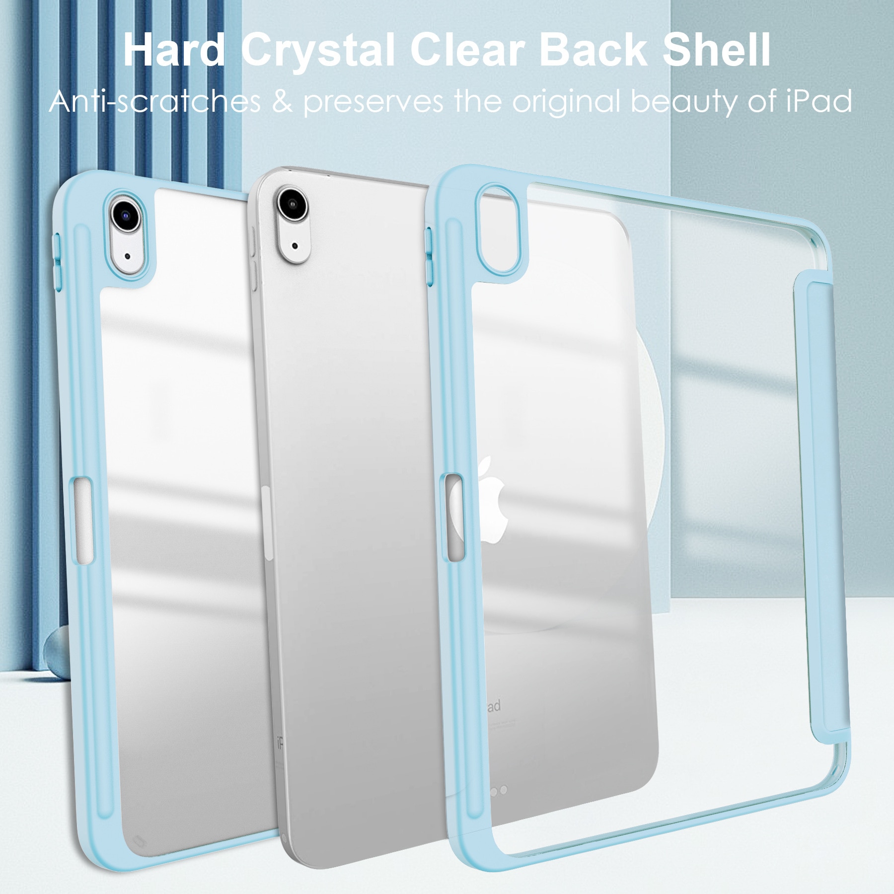 Husa tableta, Compatibil cu iPad 10.9 inch 2022, Albastru