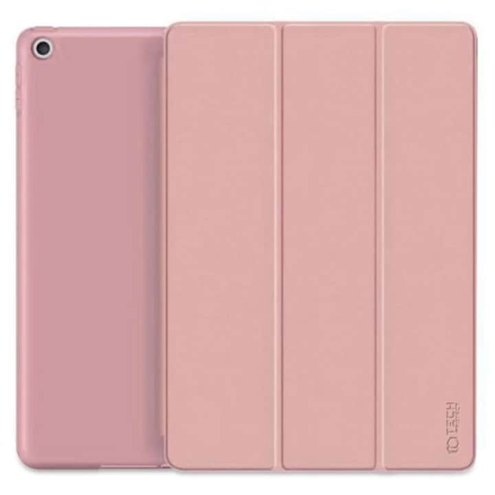 Husa de protectie tableta Tech-Protect, Smartcase pentru Apple iPad 10.2 2019/ 2020/ 2021, Roz/ Auriu