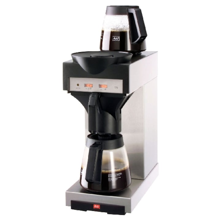 Cafetieră cu filtru Melitta Professional, 1, 8l, carafă de sticlă, capacitate 125 cești/oră