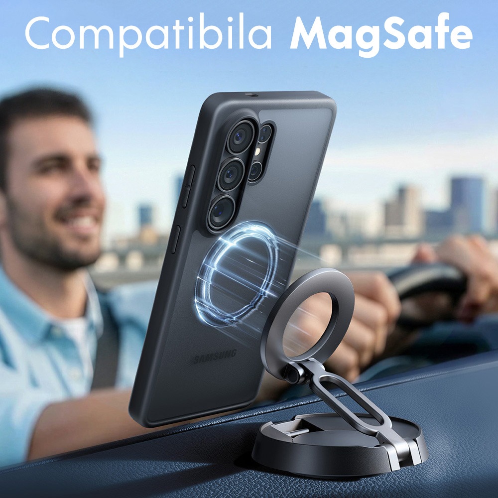 Carcasa Torras Guardian MagSafe pentru Samsung Galaxy S26 Ultra, design slim, negru, TPU