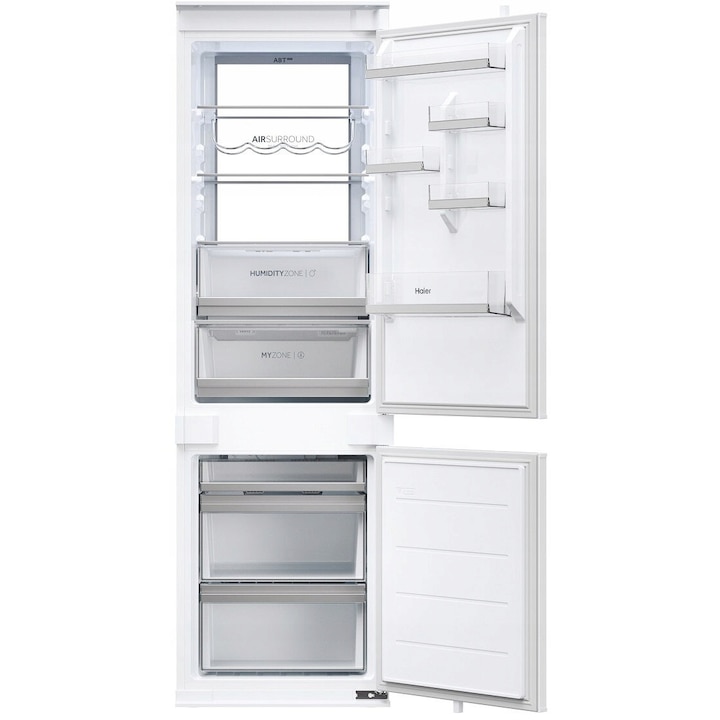 Frigider Haier, 182l frigider + 86l congelator, No Frost, 54x55x177.2cm