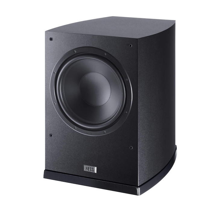 Subwoofer activ Heco Victa Elite Sub 252A, 100W, 254mm, negru, 322x458x405mm