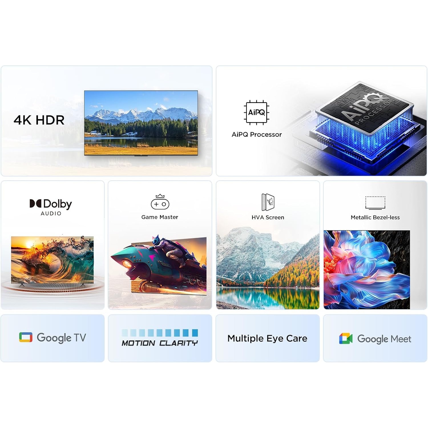 Televizor TCL 55V6C, 55 inch, 4K Ultra HD, Smart TV, negru, 140x90cm