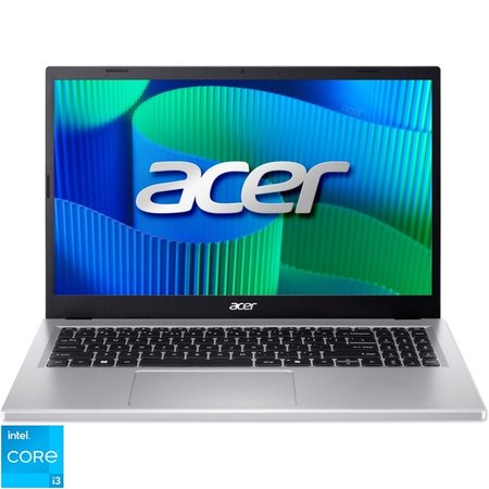 Laptop Acer Extensa 15 EX215-57-30MZ cu procesor Intel® Core™ i3-1315U pana la 4.5GHz, 15.6'' Full HD, IPS, 8GB DDR5 RAM, 256GB SSD, Intel® UHD Graphics, Pure Silver
