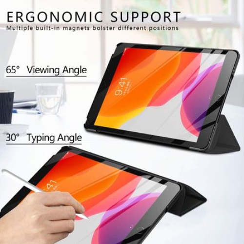 Husa Smart Cover compatibila cu Ipad 7 8 9 (2019-2020-2021) 10.2inch, Negru