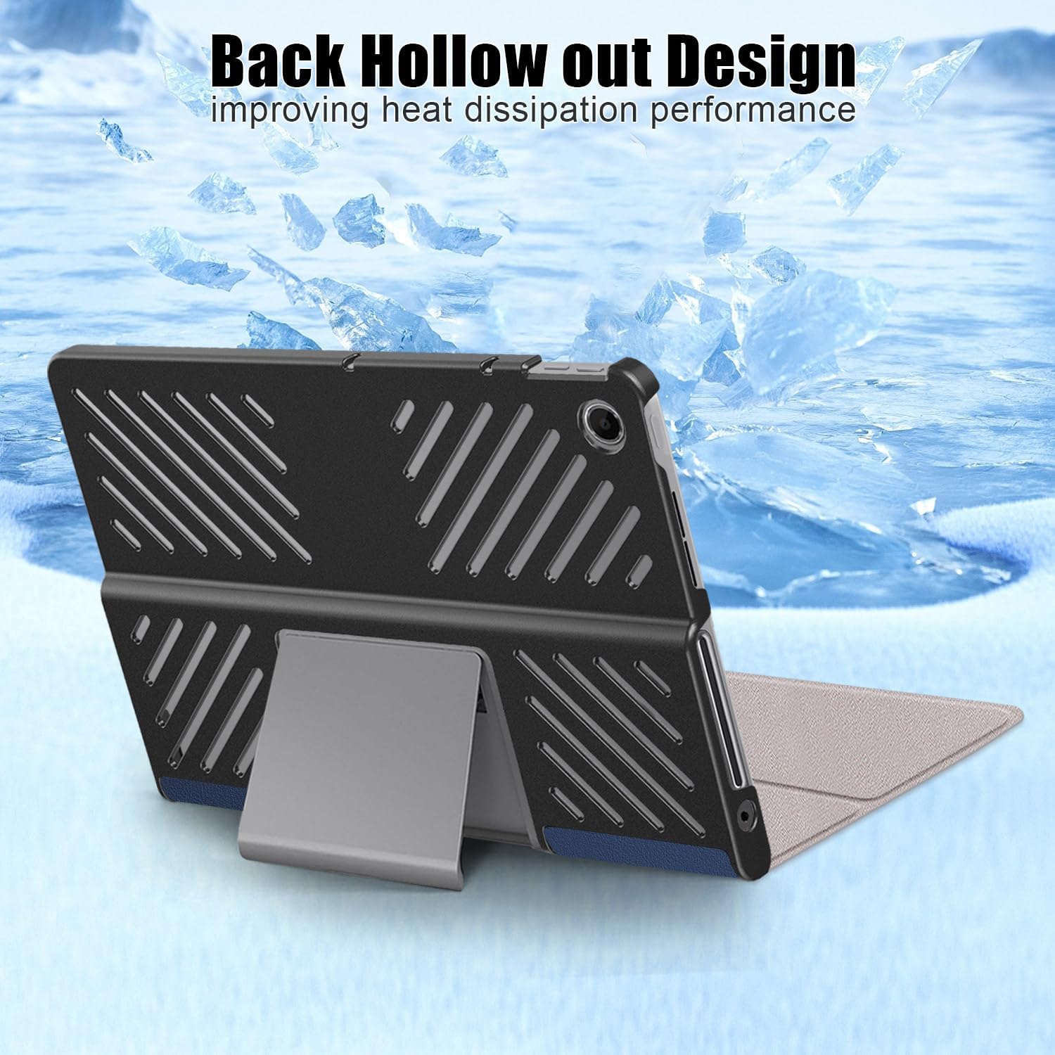 Husa Slim Sigloo, Smart Cover, Trifold, pentru Lenovo Tab Plus 2024(TB-351, 352), 11.5", Abstract