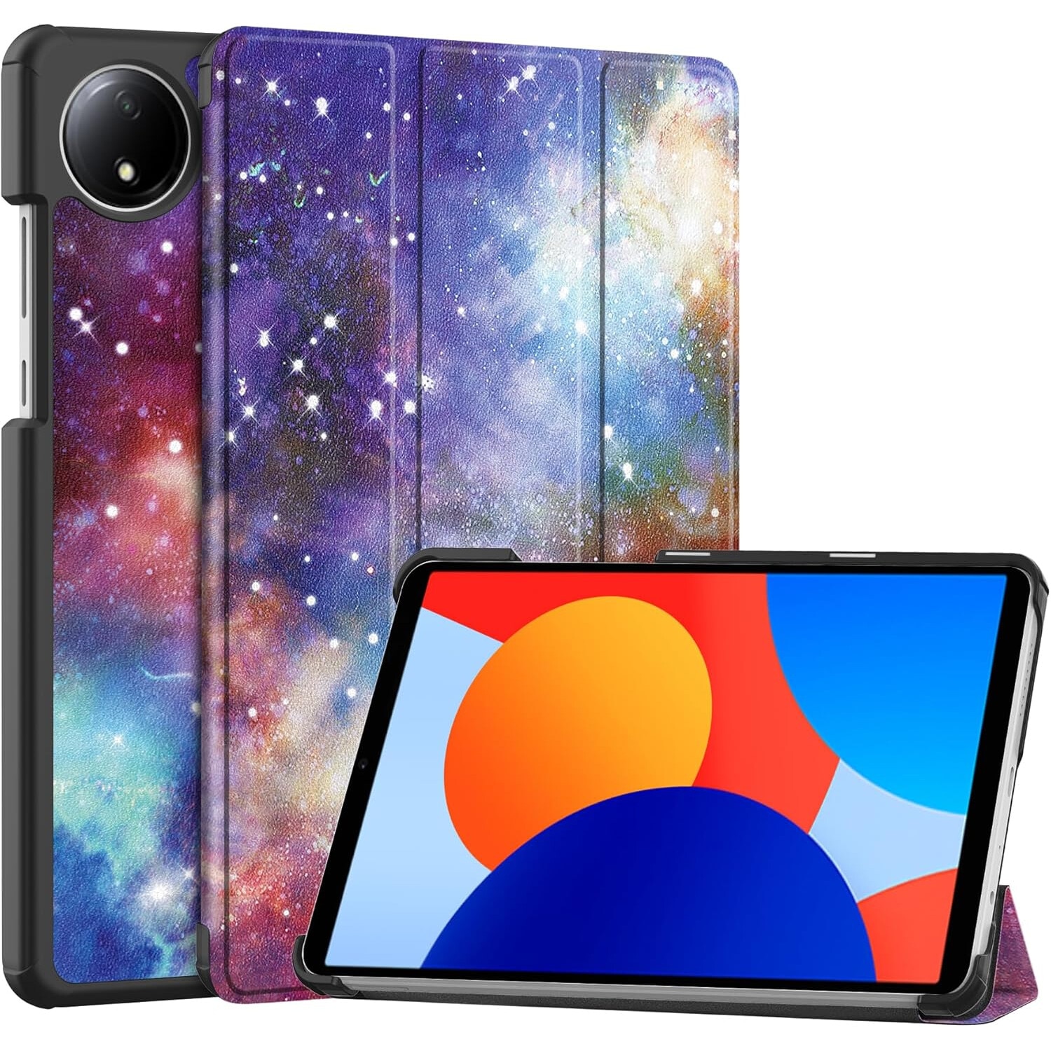 Husa pentru Xiaomi Redmi Pad SE 8.7 tip stand functie sleep/wake-up galaxy